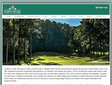 Tablet Screenshot of northridgecc.back9links.com